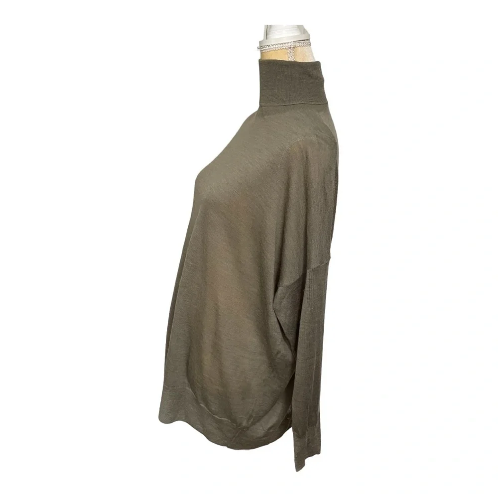 Zara Oversized Turtleneck Sweater with‎ Dolman Sleeves Size M